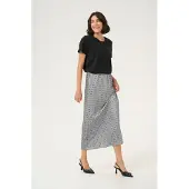 Kaffe Saia 'Lotte' cinzento / preto