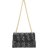 Faina Mala de ombro preto / branco
