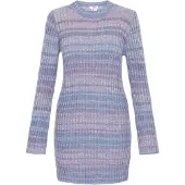 Mymo Vestido de malha azul / roxo