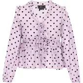 Faina Blusa 'Fashion Look' lilás / preto