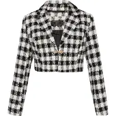 Faina Blazer cinzento / preto / branco