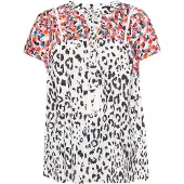 Usha Blusa mistura de cores