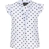 Faina Blusa 'Fashion Look' azul pombo / preto