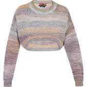 Mymo Pullover azul / cinzento / laranja