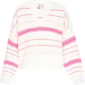 IZIA Pullover rosa néon / offwhite