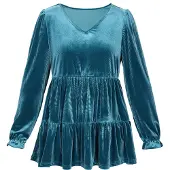Usha Blusa azul