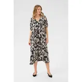 Kaffe Vestido 'BPaddison' cinzento / cinzento basalto / cinzento claro / preto