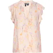 Dreimaster Blusa oliveira / lavanda / alperce / rosa escurecido
