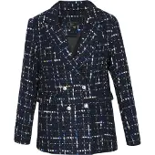 Faina Blazer azul / preto / branco