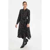 Kaffe Vestido 'Oline' castanho / preto