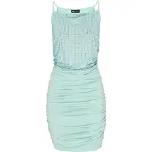 Mymo Vestido de bainha turquesa