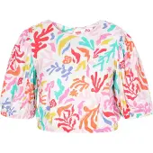 Mymo Blusa mistura de cores
