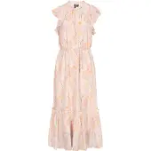 Dreimaster Vestido oliveira / roxo / laranja / alperce