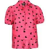 Faina Blusa 'Fashion Look' rosa claro / preto