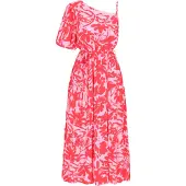 IZIA Vestido cor-de-rosa / vermelho