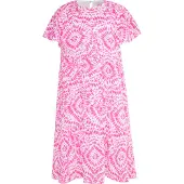 IZIA Vestido eosin / rosa claro / branco