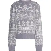 Mymo KIDS Pullover 'Mimo' cinzento / branco