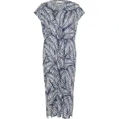 Kaffe Vestido 'KAVivian' azul / branco