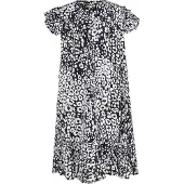 Faina Vestido preto / branco
