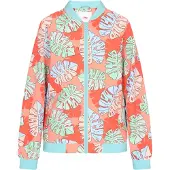 Mymo Casaco meia-estação verde claro / laranja / laranja pastel / cor-de-rosa