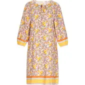 Usha Vestido amarelo / mistura de cores