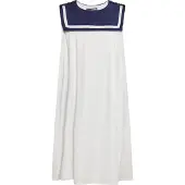 Dreimaster Vestido navy / branco