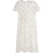 Dreimaster Vestido azul / verde / rosa pastel / branco