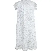 Dreimaster Vestido azul / verde / branco