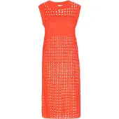 IZIA Vestido de praia laranja