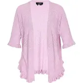 Usha Casaco de malha 'Fashion Look' roxo