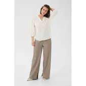 Kaffe Blusa 'KAAnnika' branco lã