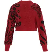 MyMo ROCKS Pullover borgonha / preto