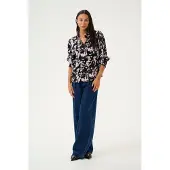 Kaffe Blusa 'KA Lura' rosa claro / preto