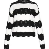 Usha Pullover preto / branco