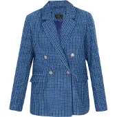 Faina Blazer 'Fashion Look' azul / verde / preto