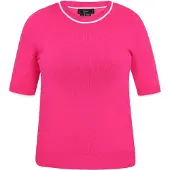 Faina Pullover rosa / branco