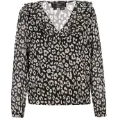 Faina Blusa creme / preto