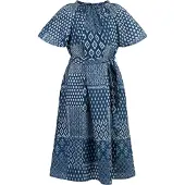 Dreimaster Vestido marinho / branco