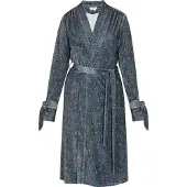 Usha Kimono azul / opal / azul ciano / caramelo