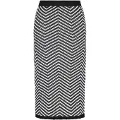 IZIA Saia preto / branco