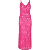 IZIA Vestido de malha 'Spring Summer' fúcsia