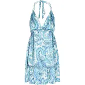 IZIA Vestido navy / azul real / azul claro / branco