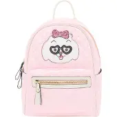 MyMo Pop Mochila 'Pop Eyetheme' castanho / cor-de-rosa / preto / branco