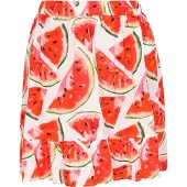 Mymo Saia verde / vermelho / melancia / branco