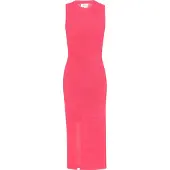 IZIA Vestido de malha 'Boho' amora