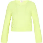 IZIA Pullover 'Fashion Look' amarelo néon