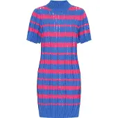 IZIA Vestido de malha 'Boho' azul / rosa