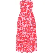 IZIA Vestido de verão 'Spring Summer' cor-de-rosa / amora