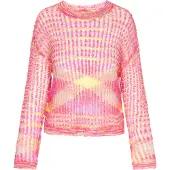 IZIA Pullover 'Fashion Look' amarelo / lavanda / amora