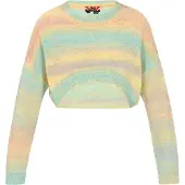 Mymo Pullover 'Back To School' amarelo / verde / vermelho claro